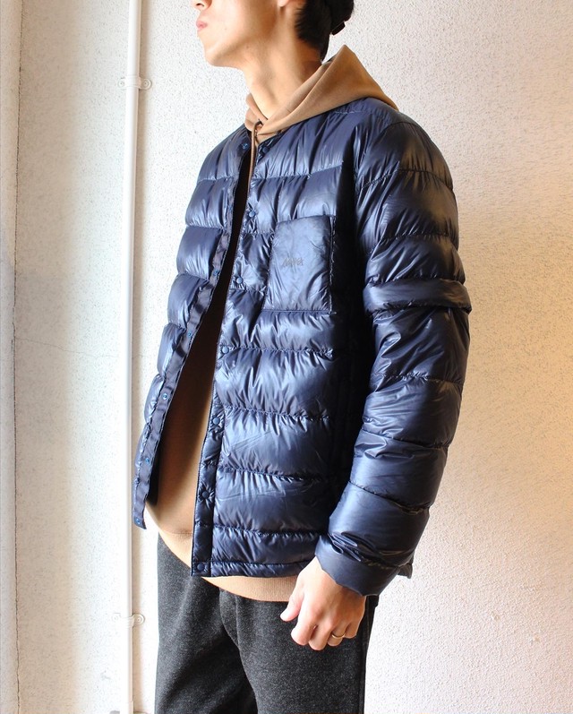 Nanga ナンガ Inner Down Cardigan インナー ダウンカーディガン ネイビー Terrace