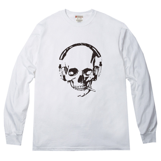 Long109 春夏もハードにキメたいスーパーハイブランドスカルデザイン ロングｔシャツ 1012
