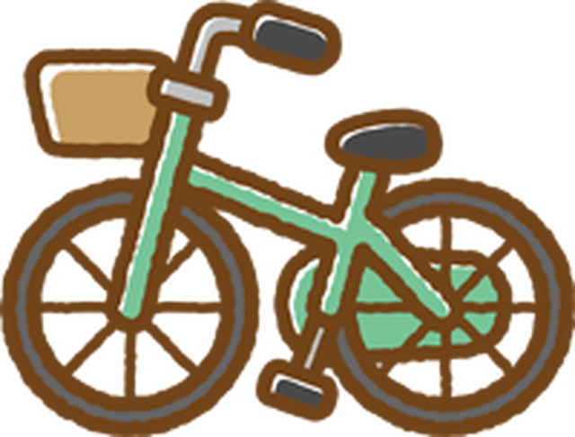 無料 自転車 H003 Png イラストショップくま 商用利用okのかわいいイラストのフリー素材がたくさん