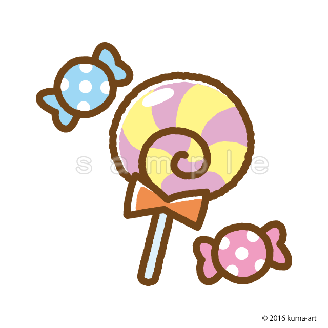 かわいい お菓子 イラスト 無料 ただの無料イラスト