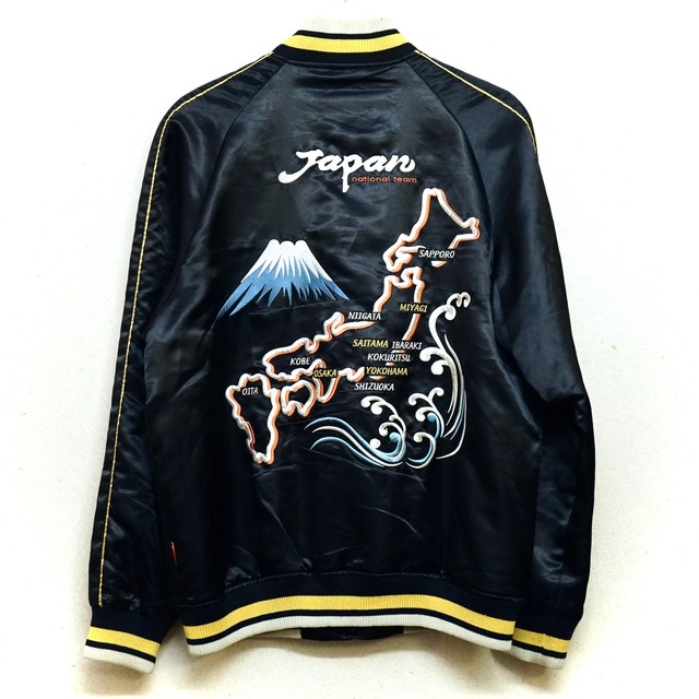 355 スカジャン Adida Jfa アディダス サッカー スーベニアジャケット メンズ古着 Antique John アンティーク ジョン