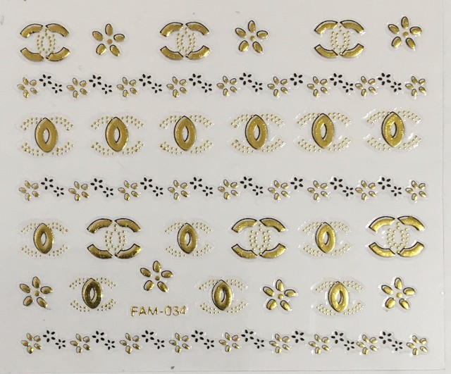 送料無料 大人気 Chanel シャネル ネイルシール ブランドロゴ Sleepy Shop