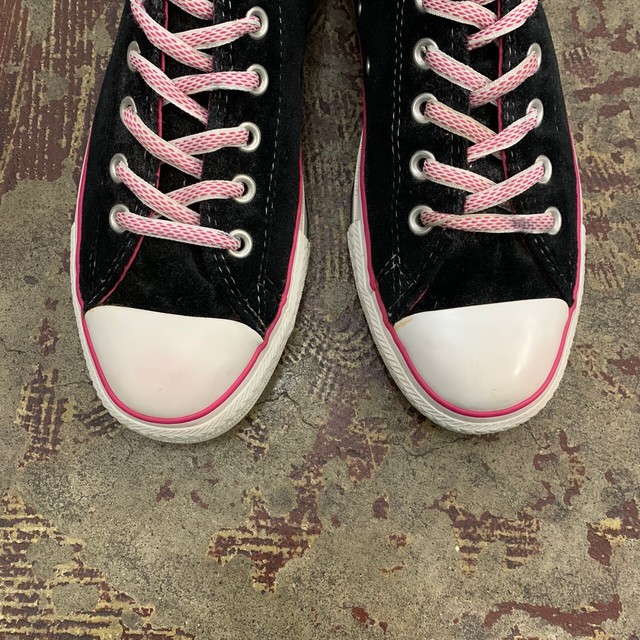 Vintage Converse コンバース スニーカー ハイカット ベロア 黒 26 0 Slut Albatross Vintage