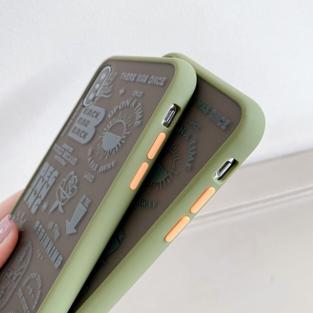 絵文字ロゴ柄カーキ Iphoneケース M0606 3 Chubbym