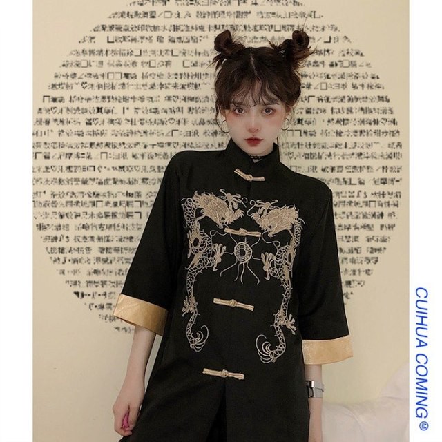 チャイナ服 韓国ファッション 可愛い 原宿 先取りファッション トレンド Nonnonnine