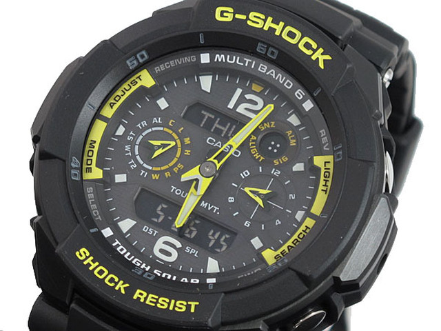 カシオ Casio Gショック G Shock スカイコックピット 電波ソーラー 腕時計 Gw3500b 1a G Shop