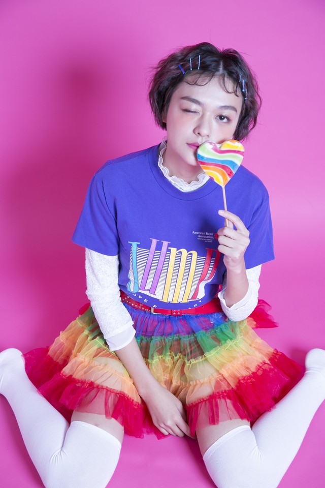 JUMP パープルTシャツ
