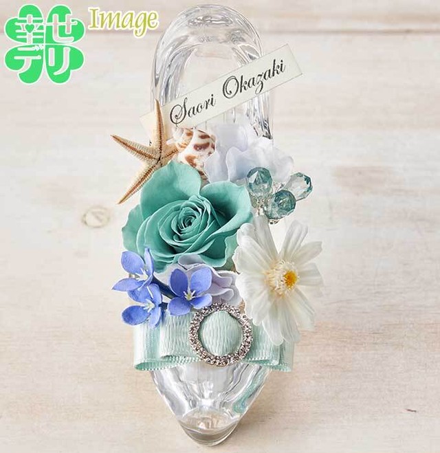 シンデレラ ガラスの靴 ハイヒール 透明な靴 プリンセス シューズ フラワーベース ディスプレイ 結婚式 プロポーズ 幸せデリバリー リングピローなどの結婚式アイテム 手芸用品の通販