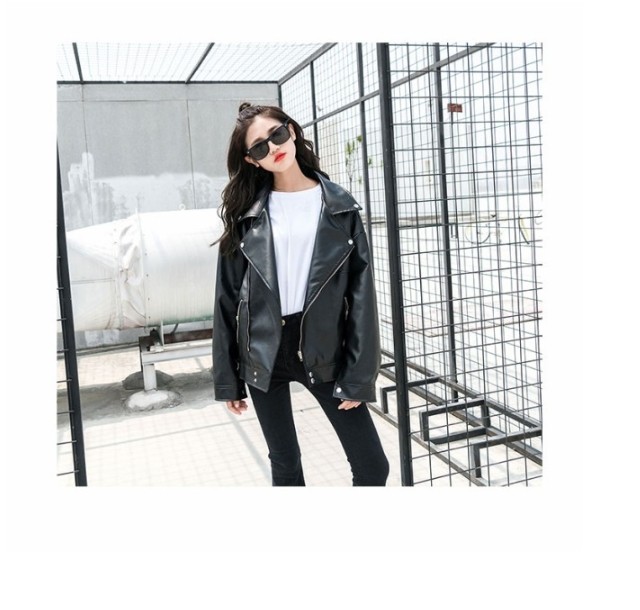 大きいサイズ レディース アウター 冬 韓国 春秋コーデ 可愛い 通勤 通学 ライダースジャケット レディース 大きいサイズ 防風 レザージ Basecamp49