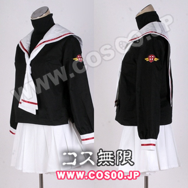 カードキャプターさくら風 友枝小学校女子制服 Cardcaptor Sakura風 Uniform風 Cosplay Costume Cos00