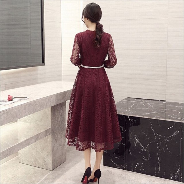 ミディ丈 レース ワンピース ブラック オレンジ ワインレッド 結婚式 二次会 お呼ばれドレス おしゃれ 綺麗め Kh 0006 Shopmall To You ミディ丈 レース ワンピース ブラック オレンジ ワインレッド 結婚式 二次会 お呼ばれドレス おしゃれ 綺麗め Kh 0006 Shopmall To You