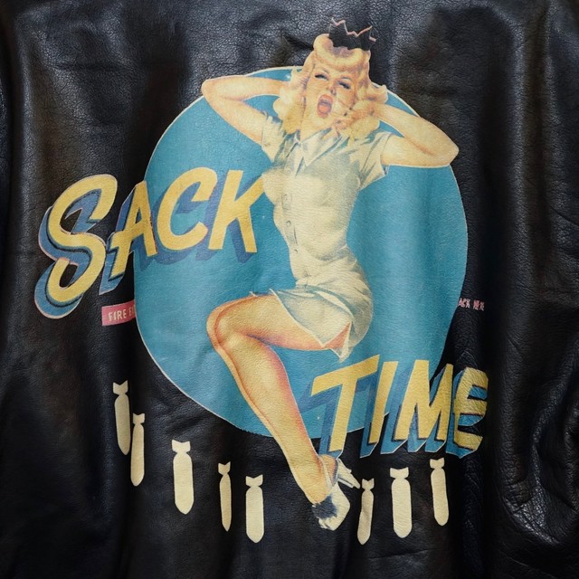 251 AVIREX TYPE A-2 SACK TIME アヴィレックス フライトジャケット 革 ...