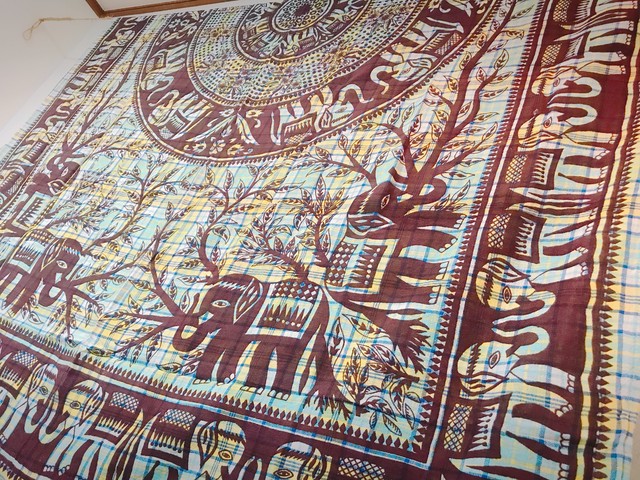 ビーチラグ 大判 レジャーシート 人気 インド Raicha