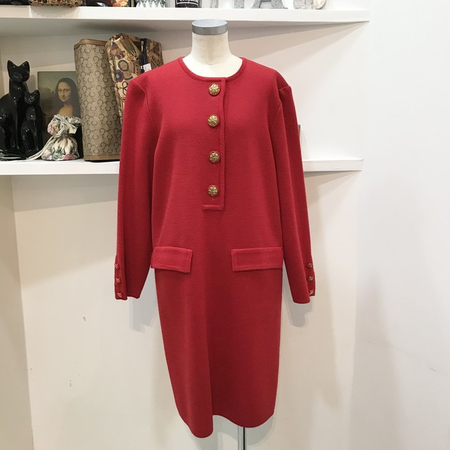 Ysl One Piece Red イヴサンローラン ワンピース レッド ｕｔａ５