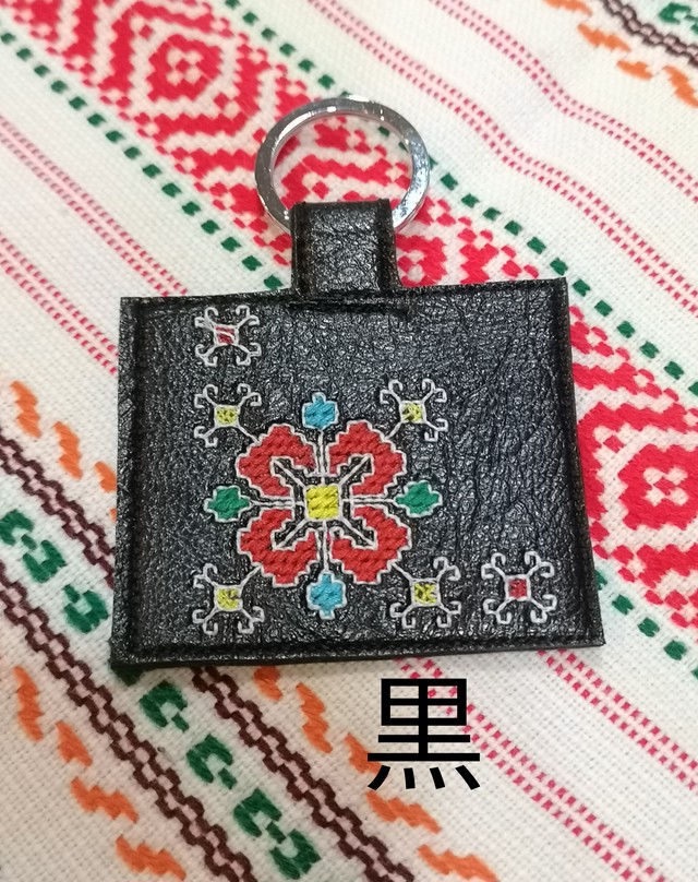 刺繍キーホルダー Finjankyoto