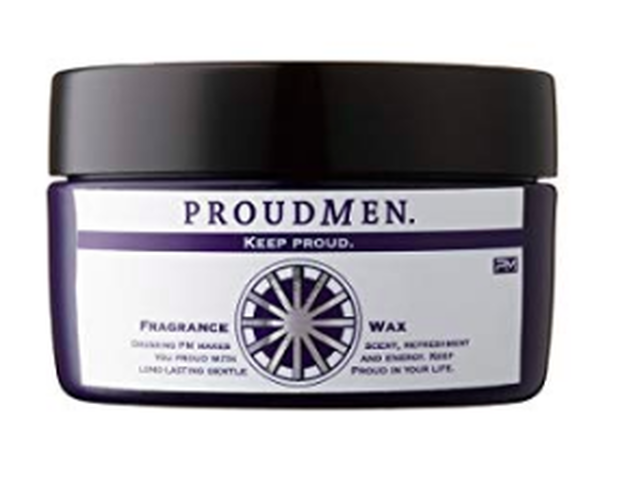 プラウドメン フレグランスワックス 60g 整髪料 スタイリング剤 ヘアワックス メンズ 男性 順天堂