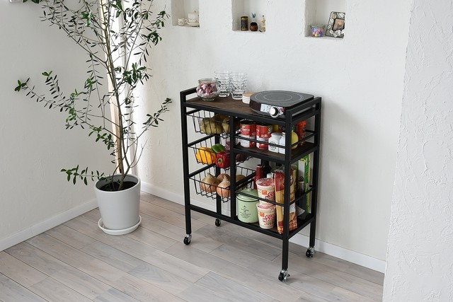 Industrial Kitchen Wagon / インダストリアルスタイル インダストリアル キッチンワゴン