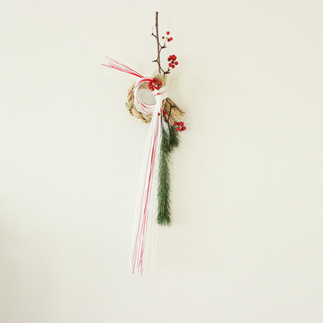 おしゃれな家に合うしめ縄 Sacred Rope For New Year Flower Mizuhiki