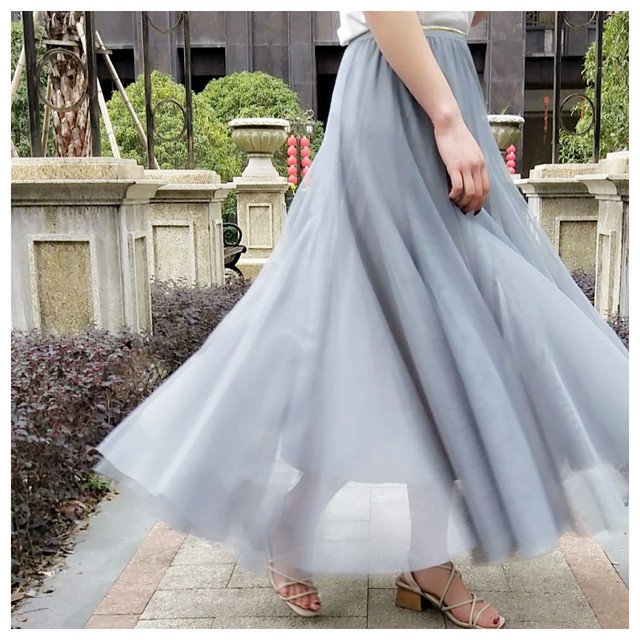 チュールスカート 春スカート 春コーデ ロングスカート Aラインスカート くすみカラー パステルカラー シンプル カジュアル ガーリー フェミニン 韓国 オルチャン 韓国ファッション 新作 春夏 春 夏 Om 476 Musubi Me 韓国 オルチャン レディースファッションのお店