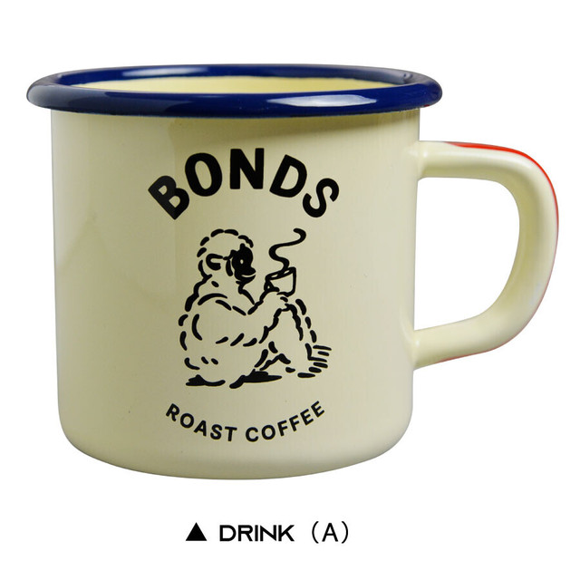 レトロな雰囲気がかわいいホーローマグ Bonds エナメルマグ Drink Flatplus