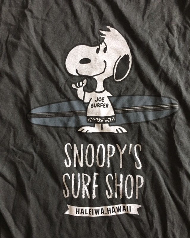 セール ハワイ 限定 スヌーピー Tシャツ 半袖 日本未入荷 メンズ ファッション ノースショア ジョークール 人気 残りわずか ブラック M Hi808shop
