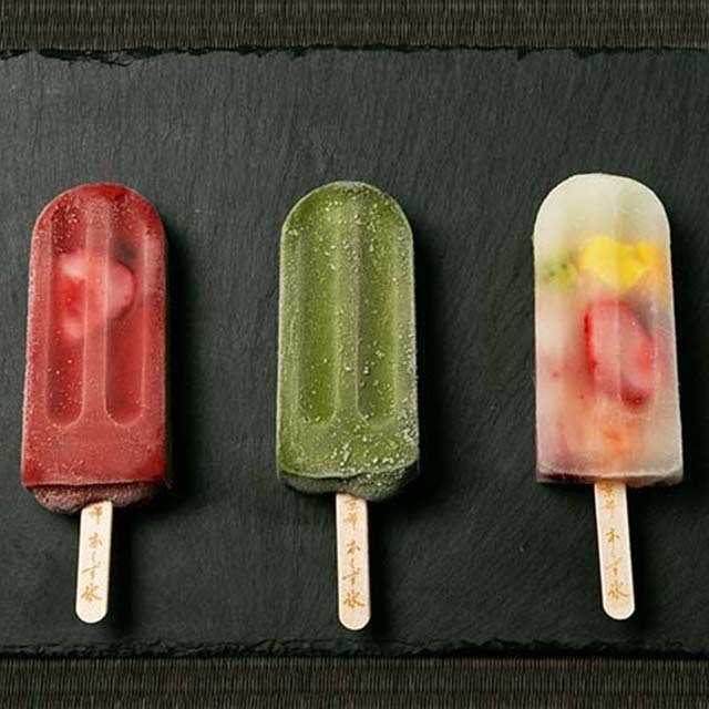 【京都・本くず氷】アイスキャンディー10本セット（ふるーつ・いちご・抹茶）
