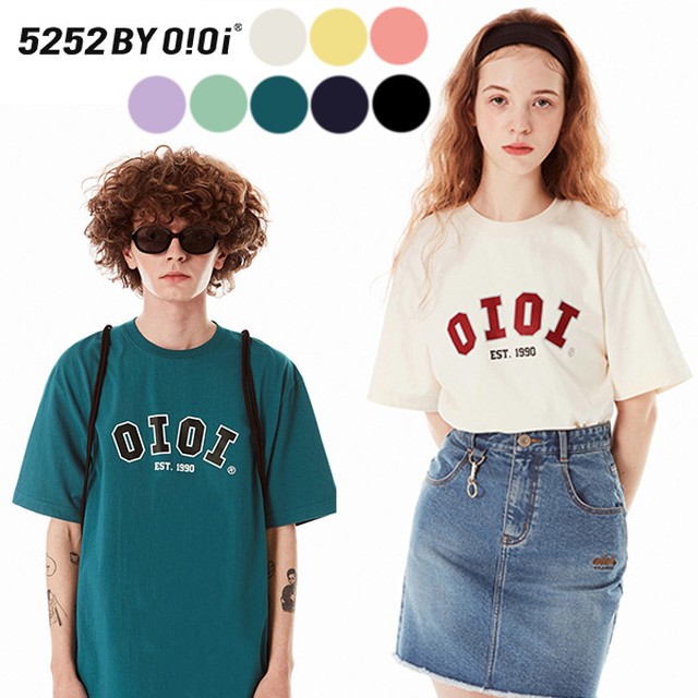 5252 By Oioi 21 Signature T Shirts Wn1056 Wiing 韓国ファッション 通販 ブランド ストリート ナチュラル ユニセックス