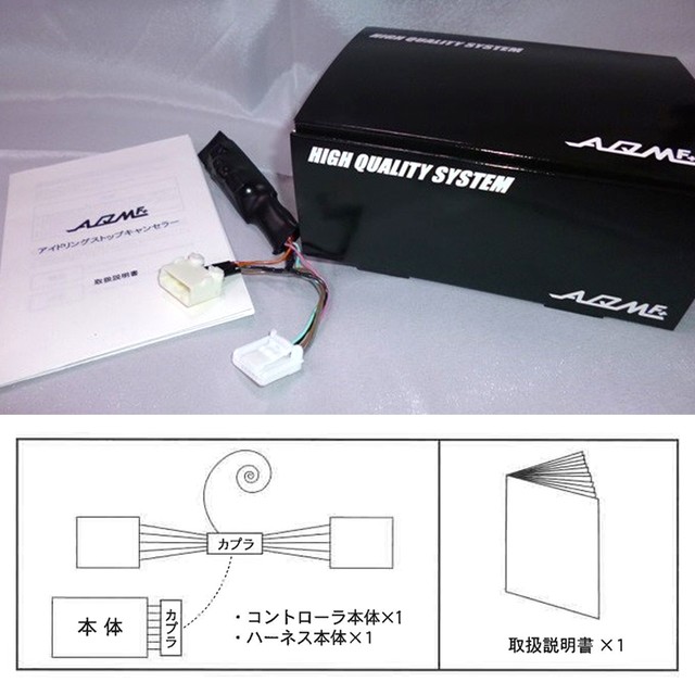 Aqmf アイドリングストップキャンセラー Nissan キューブ Z12 カプラーon設計の簡単取付 ワンプッシュでオンオフ切替自由自在 Pgaq Ids 010 Ns2 アキューム Prient Garage