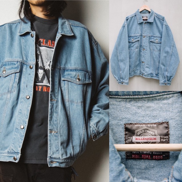 色落ちデニムジャケット 0925t43 Thrift Tokyo Tarock