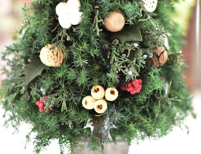 プリザーブドフラワー クリスマスツリー Atelier Quatreneuf