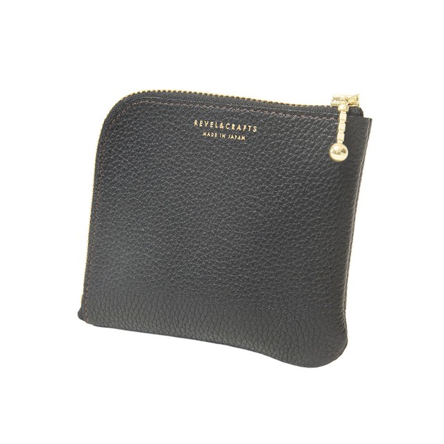 L ZIP PURSE BLACK