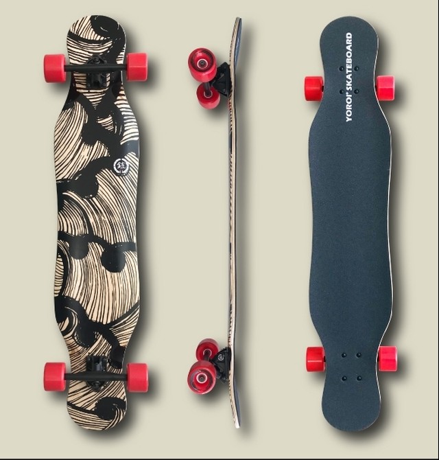 鎧 Yoroi ロングスケートボード Juju45 ハイスペック 45インチ 1年中スノーボード練習 ダンシングボード オフトレに ガムシャラナスポーツ