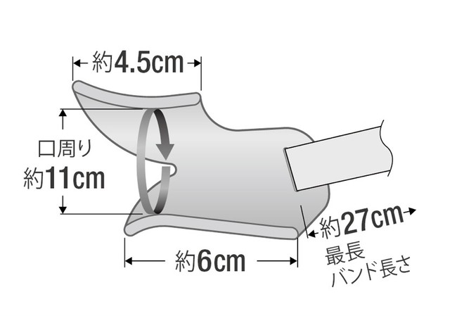 ワンちゃんのしつけに 無駄吠え防止 アヒルさん口輪 Sサイズ イエロー チワワに最適 ａｄｆ