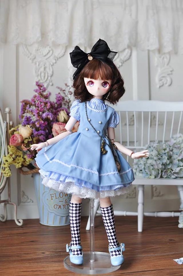 Bjdドール用衣装セット Mdd Msdサイズ通用全2色 双子 球体関節人形 洋服 Doll 女用 Popingbi Bjd