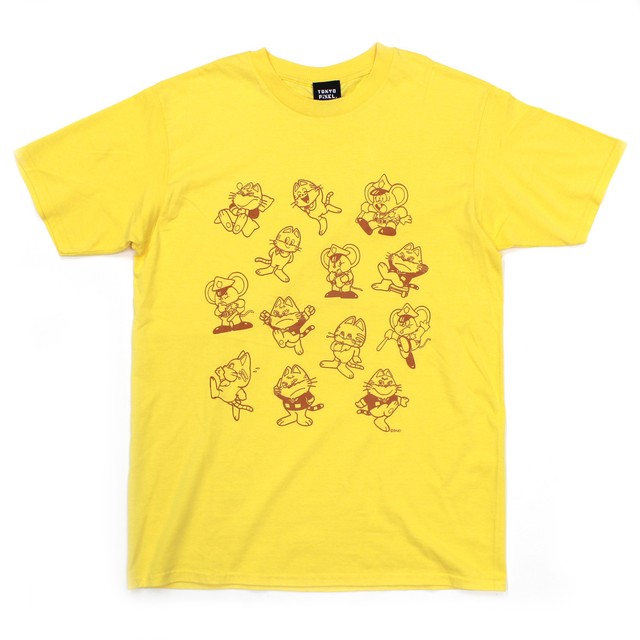 2017マッピーTシャツ 総柄 #イエロー