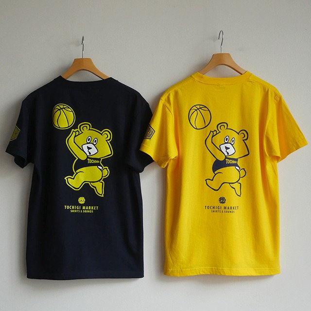 Tシャツ バスケくま ネイビー Tochigi Market