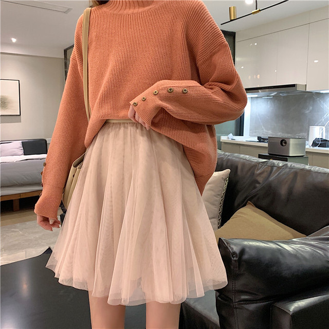 フレアチュールスカート Aライン ミニ丈 フェミニン ガーリー 無地 ハイウエスト お出かけ デート Arroser