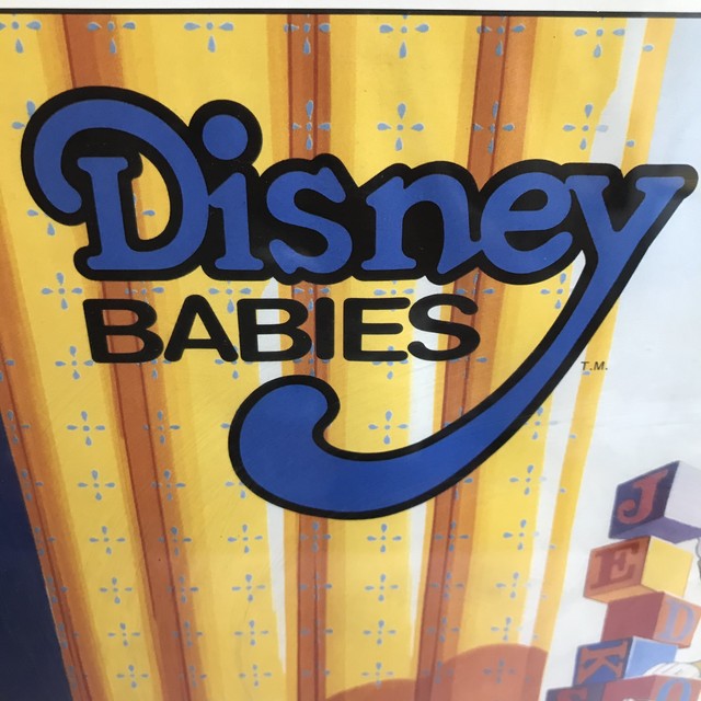 80 S アメリカ製 ディズニーベイビーズ ポスターアートフレーム Disney Babies Poster Art Frame ヴィンテージ Honey Antique ヴィンテージ アメリカン雑貨 アンティーク アメトイ インテリア小物 ミールトイのお店