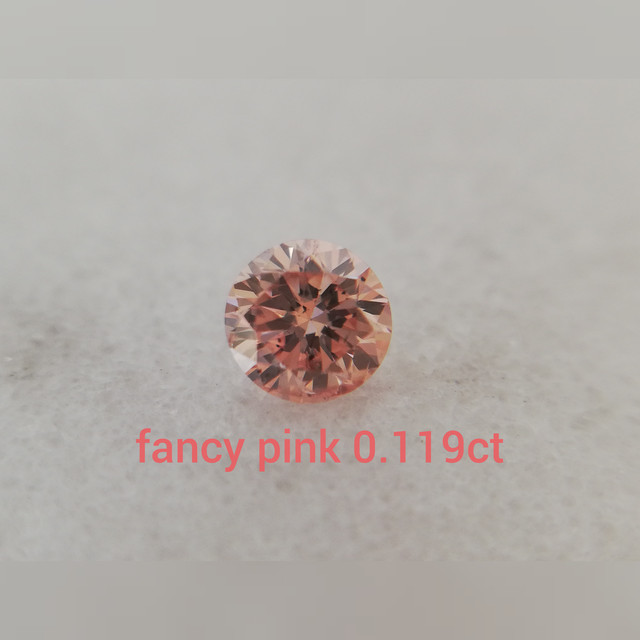 ピンクダイヤモンドルース 0 119ct Fancy Pink I1 Cgl Fancy Color