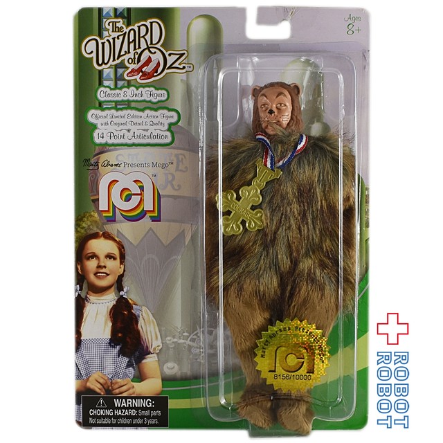 Mego オズの魔法使い 臆病なライオン 8インチ アクションフィギュア Robotrobot
