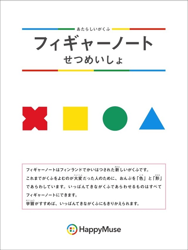 フィギャーノート説明書 データ版 Happymuse