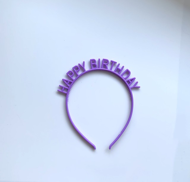 Happy Birthday カチューシャ ヘアバンド 誕生日 バースデー 飾り 女の子 Olive Store