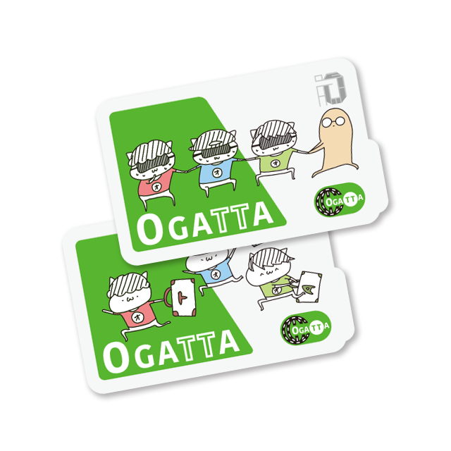 オガッタ Icカードステッカー Ogaica Solid Star Online Shop