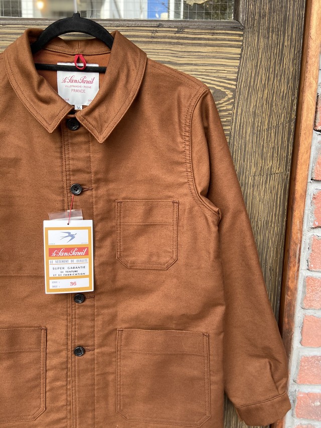 Le Sans Pareil Cotton Moleskin Traditional Coverall Vintage Clothing Twoface