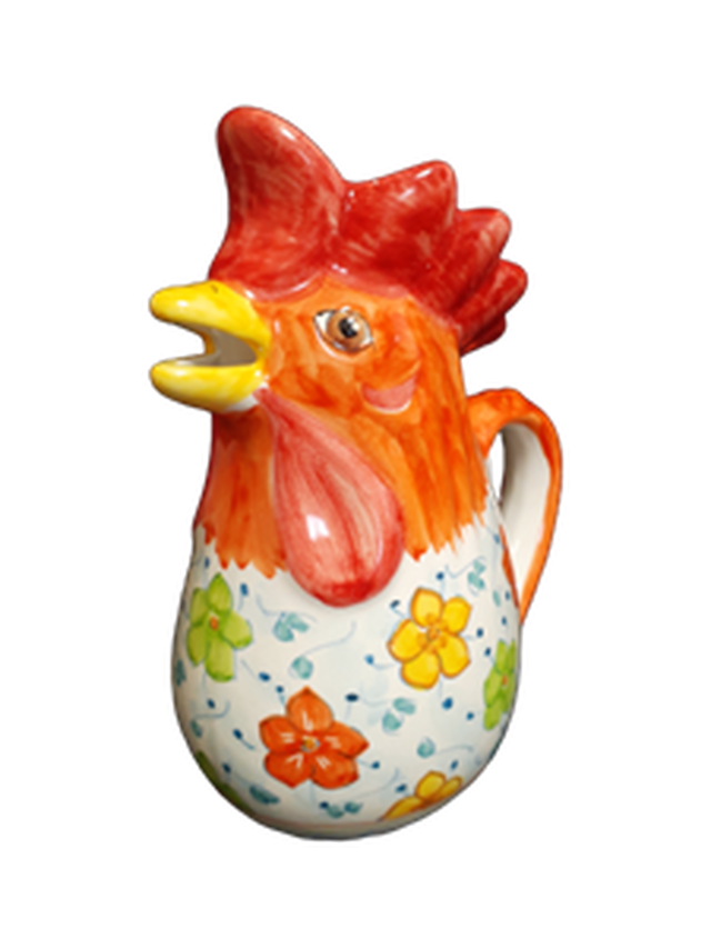 危険から守ってくれる おんどりピッチャー 花柄 Kg005 Miapreferita