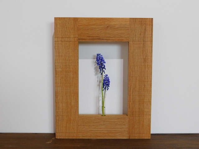 壁掛け花入れ 木の一輪挿し 工房チセ