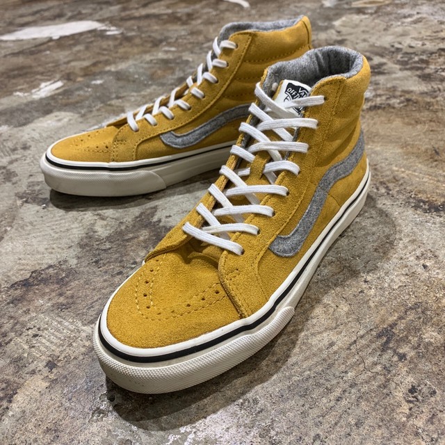 Vintage Vans バンズ Sk8hi スニーカー マスタード Us4 1 2 22 5cm Slat Albatross Vintage