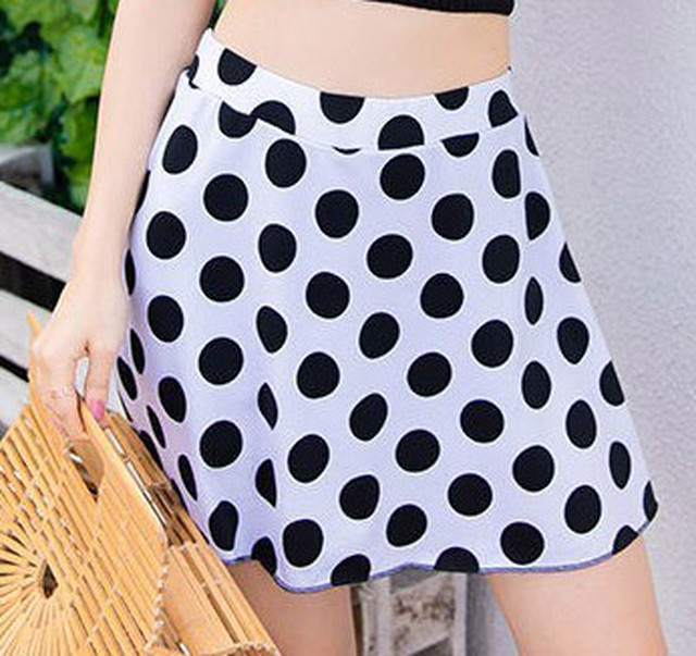 水着 レディース ビキニ スイムウェア ビーチウェア ビスチェ フレアスカート ドット 露出少なめ 大人可愛い レトロ リゾート ビーチ プール 海 夏 Officewalaa オフィスワラア レディースファッション スタイル