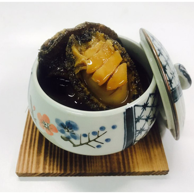 蝦夷あわび肝醤油浸け、煮あわび(110g×2個)