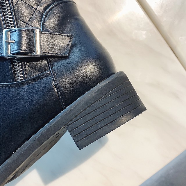 ニーハイブーツ レディース ロング丈 ジョッキーブーツ ローヒール 春 秋 冬 ブラック ブラウン 美脚 歩きやすい ブーツ Infini Arc En Ciel